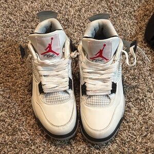 Jordan Black and White Sneakers